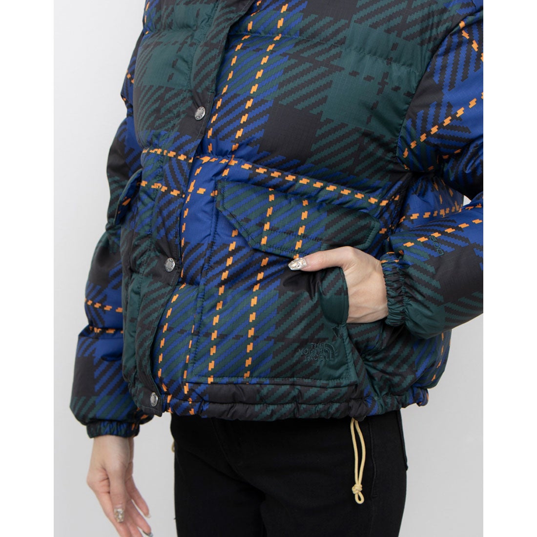 ザ・ノース・フェイス THE NORTH FACE ☆$390 チェック柄フード取外し