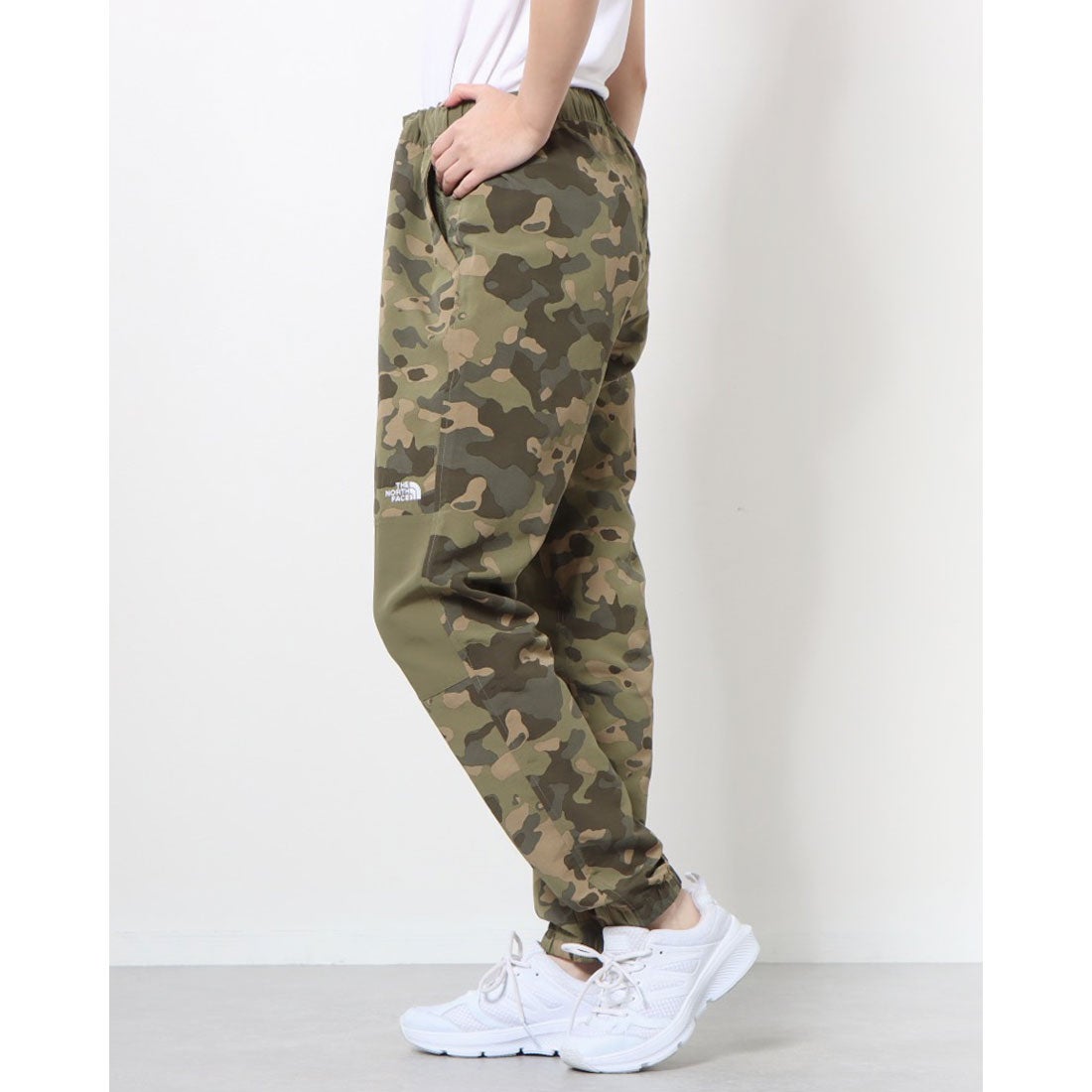 ザ ノース フェイス THE NORTH FACE ☆迷彩柄ジョガーパンツ （カーキ