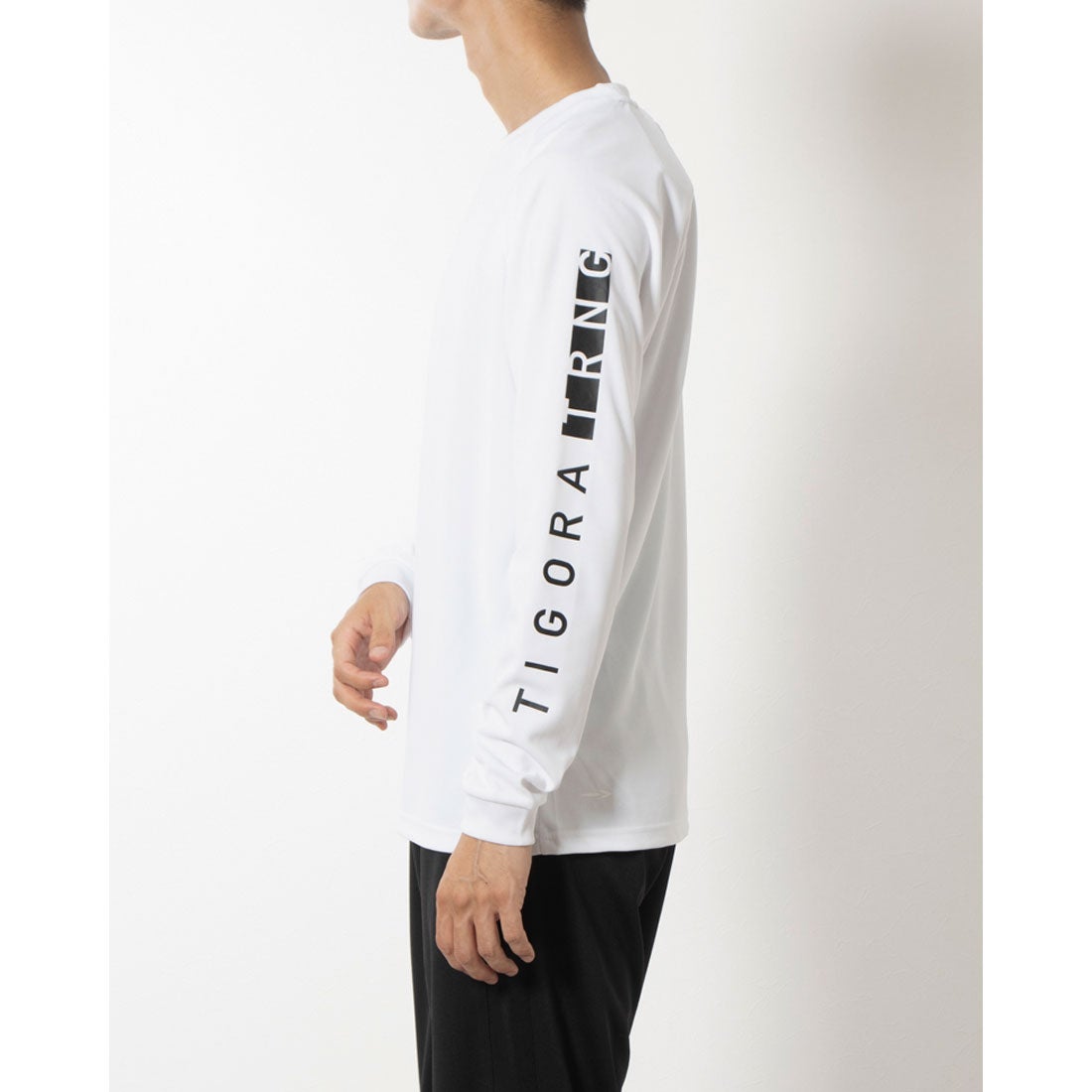ティゴラ TIGORA メンズ 長袖機能Tシャツ ドライメッシュロングTシャツ