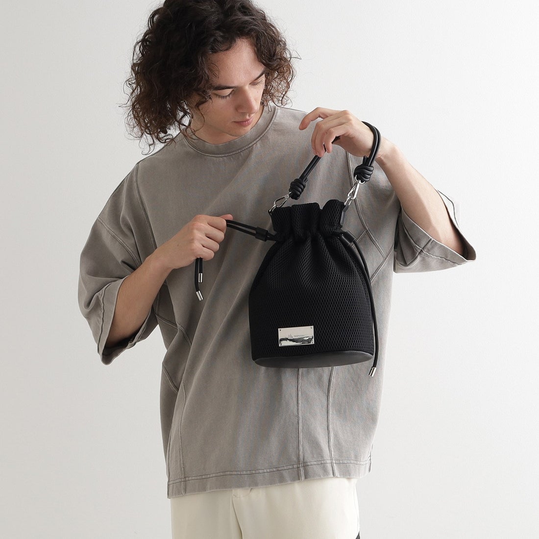 ティーケー タケオ キクチ tk.TAKEO KIKUCHI メッシュ2WAY巾着