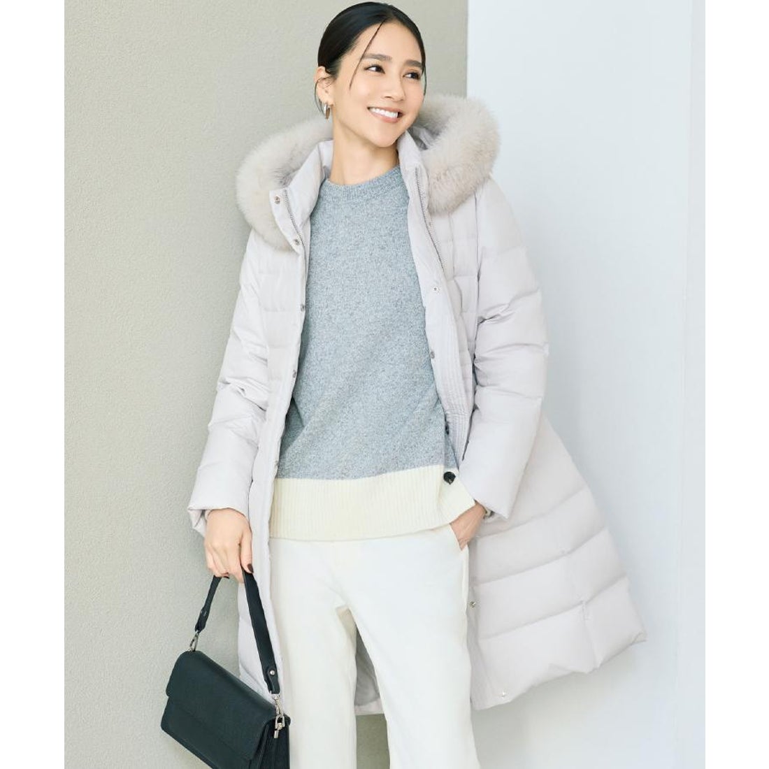 アンタイトル UNTITLED ロングダウンコート （ライトグレー(011