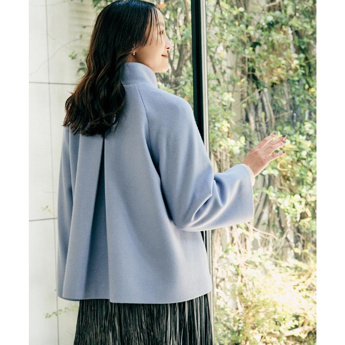 アンタイトル UNTITLED ウールショートコート （ライトグレー(011