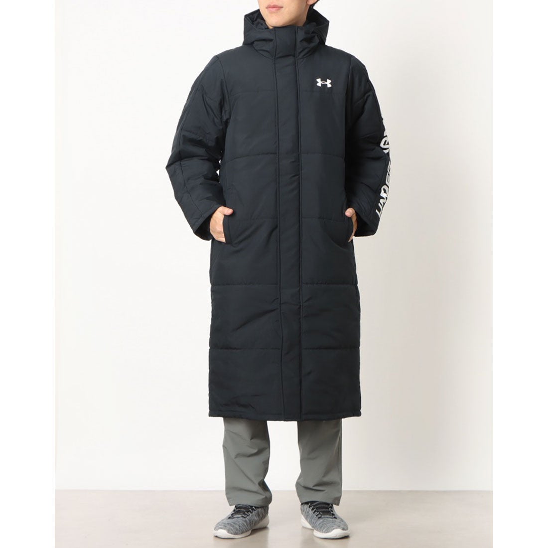 アンダーアーマー UNDER ARMOUR メンズ ベンチコート UAロゴ ロング