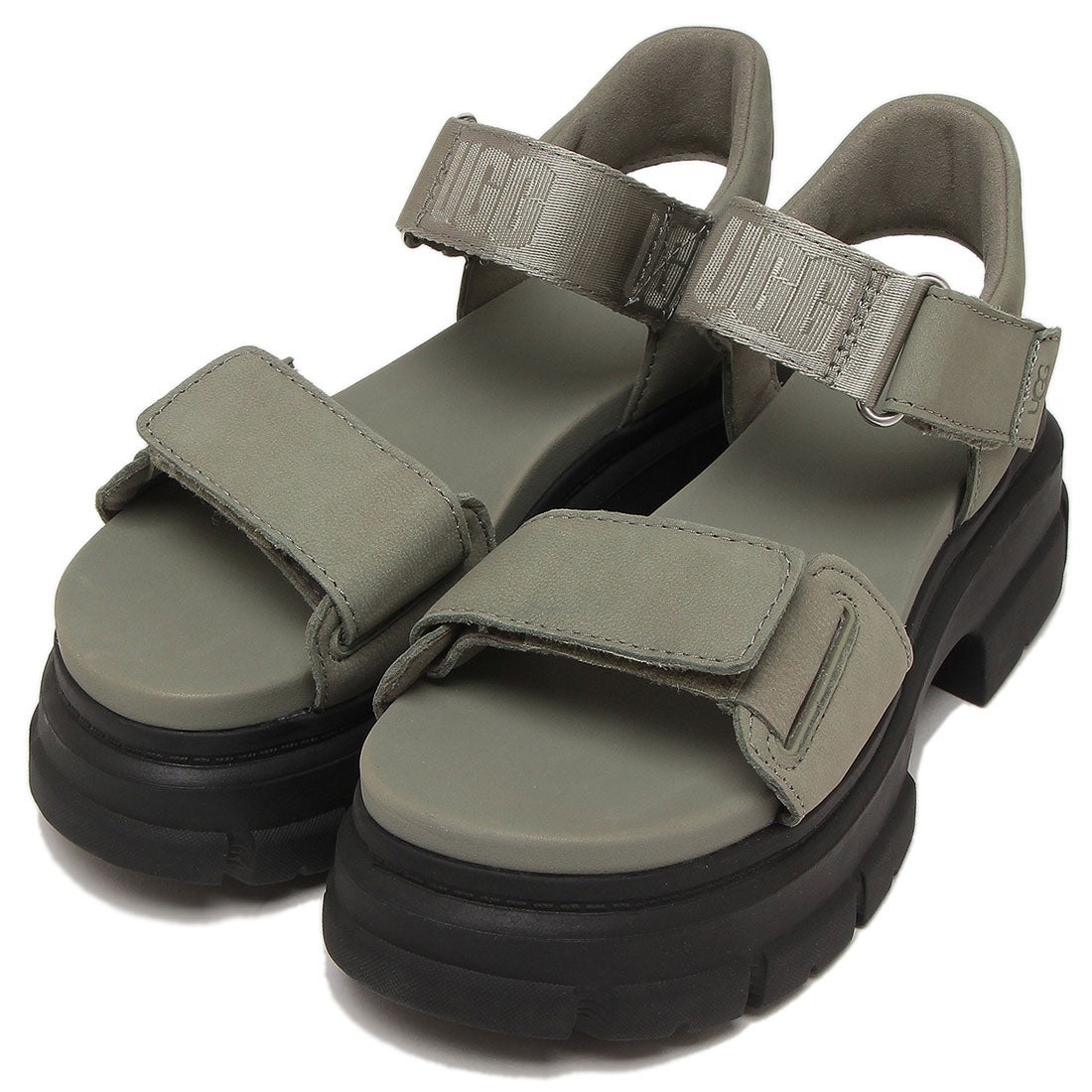 UGG ugg サンダルカーキ24cm 【新品・未使用】