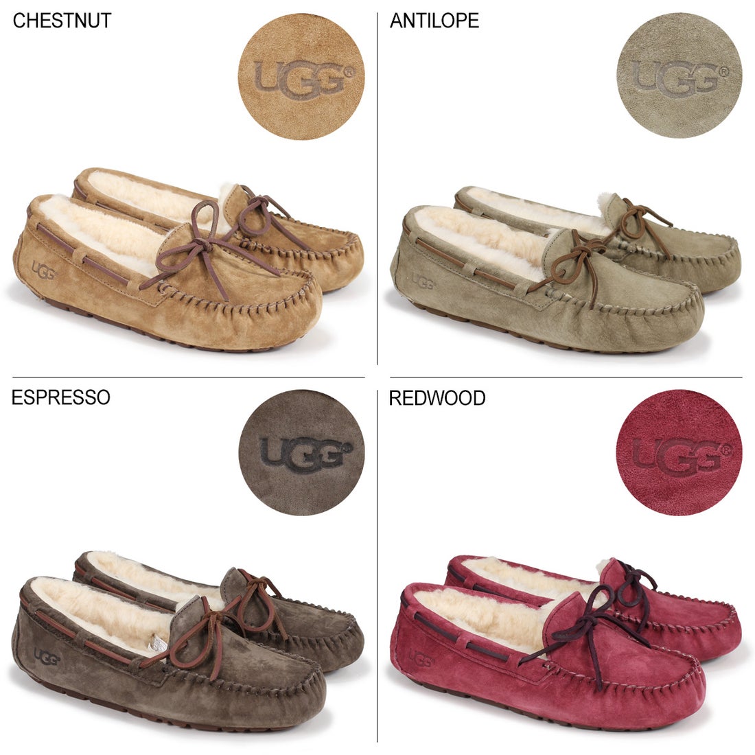 UGG アグ モカシン ダコタ ムートン シューズ レディース シープスキン