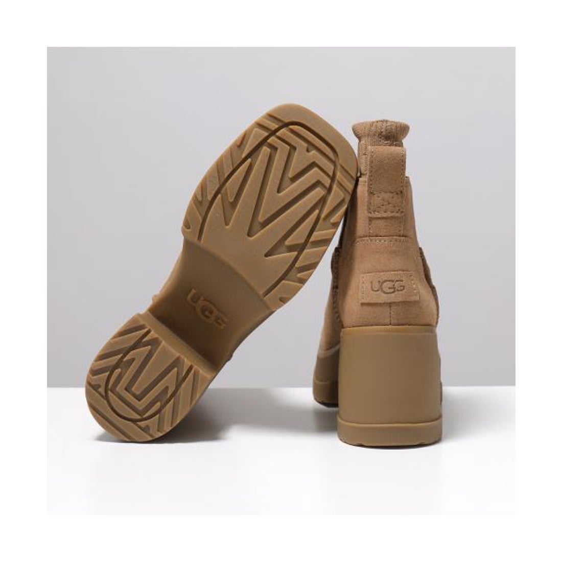 アグ UGG UGG ショートブーツ MOXY CHELSEA 1173724 スウェード ニット