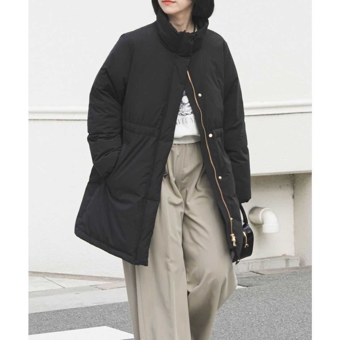 アーバンリサーチ URBAN RESEARCH スタンドカラードロストダウンコート