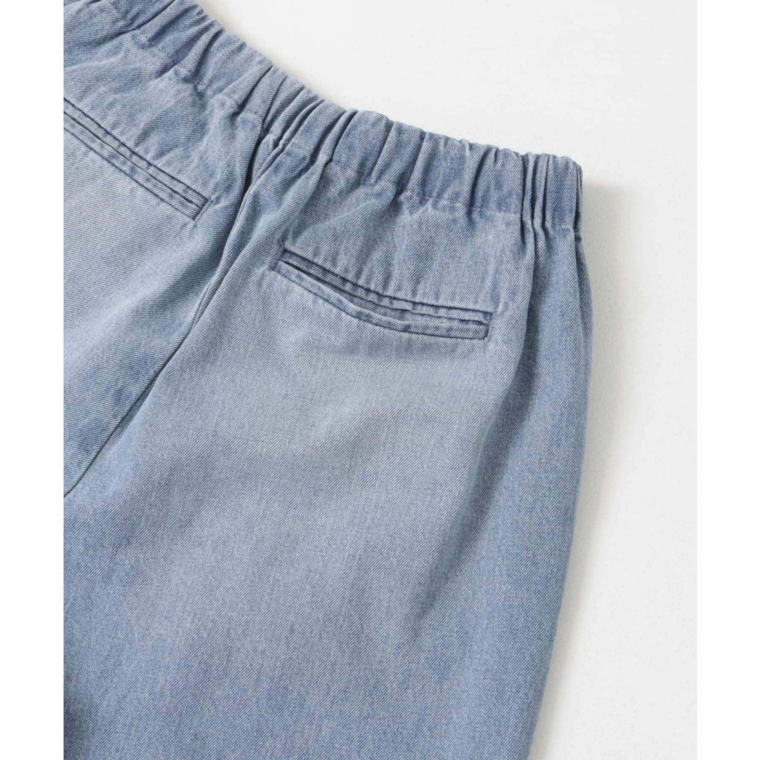 カグレ かぐれ フェードデニムイージーパンツ （ライトインディゴブル