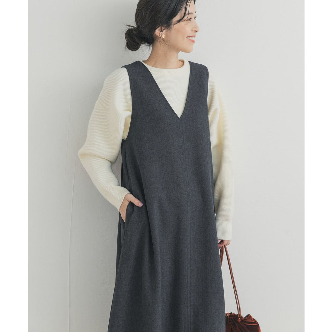 アーバンリサーチ ドアーズ URBAN RESEARCH DOORS メランジBACKタック