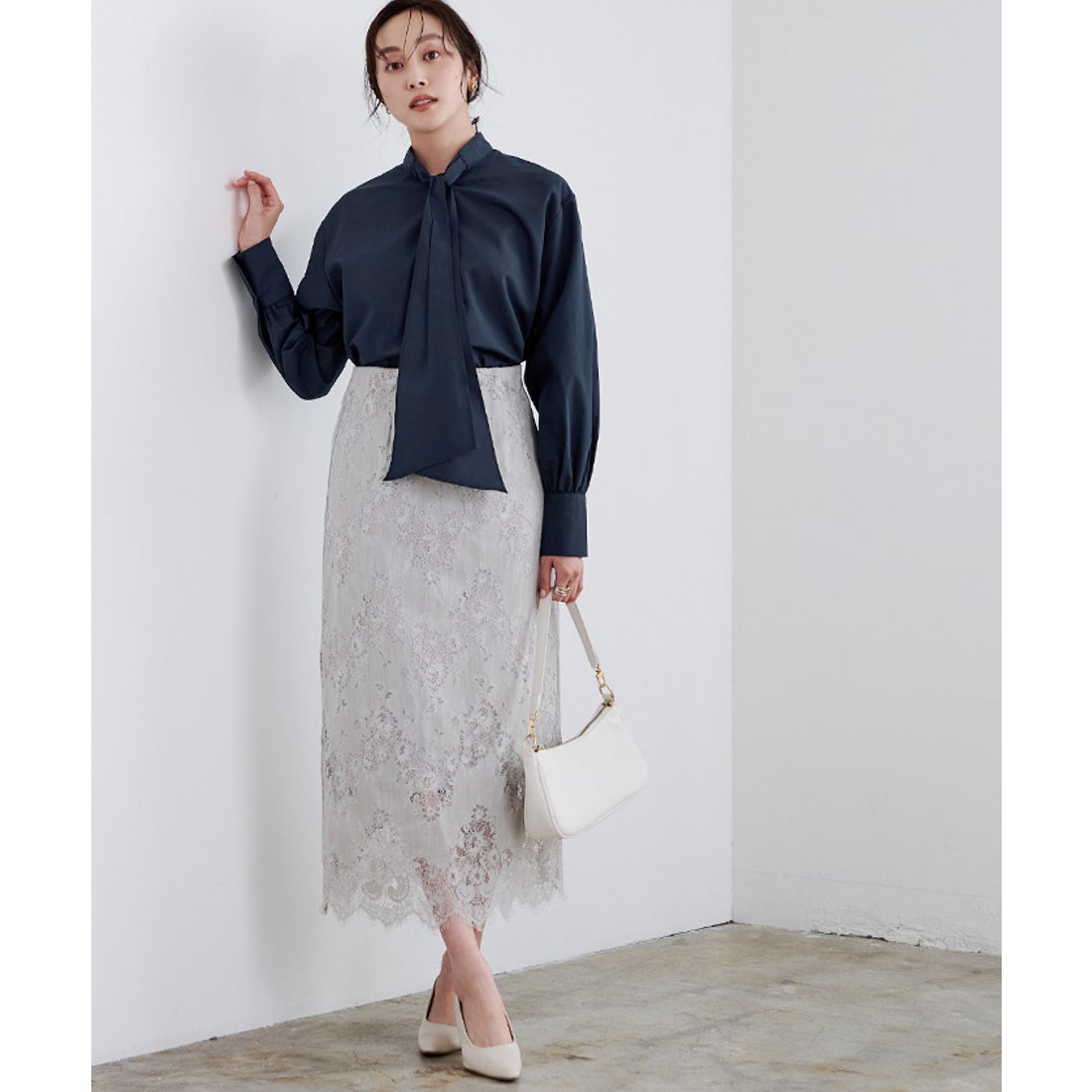 theoryluxe 未使用◎キャメル ボウタイブラウス 選べるデザイン