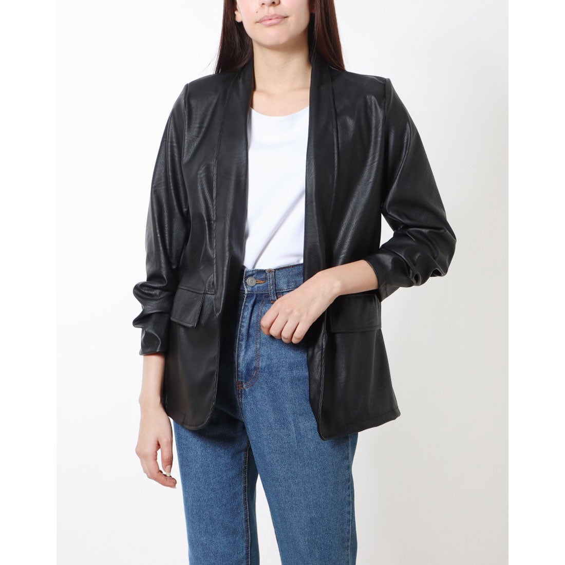 ベスジョーヤ VESGIOIA イタリア製レザージャケット （ブラック