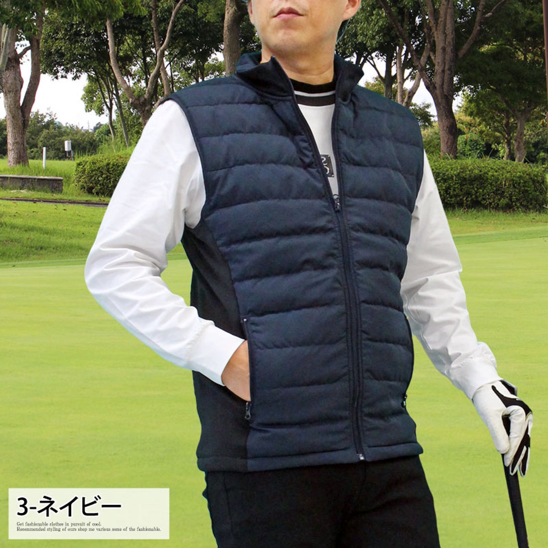 トップイズム TopIsm ゴルフ ダウンベスト メンズ ゴルフウェア