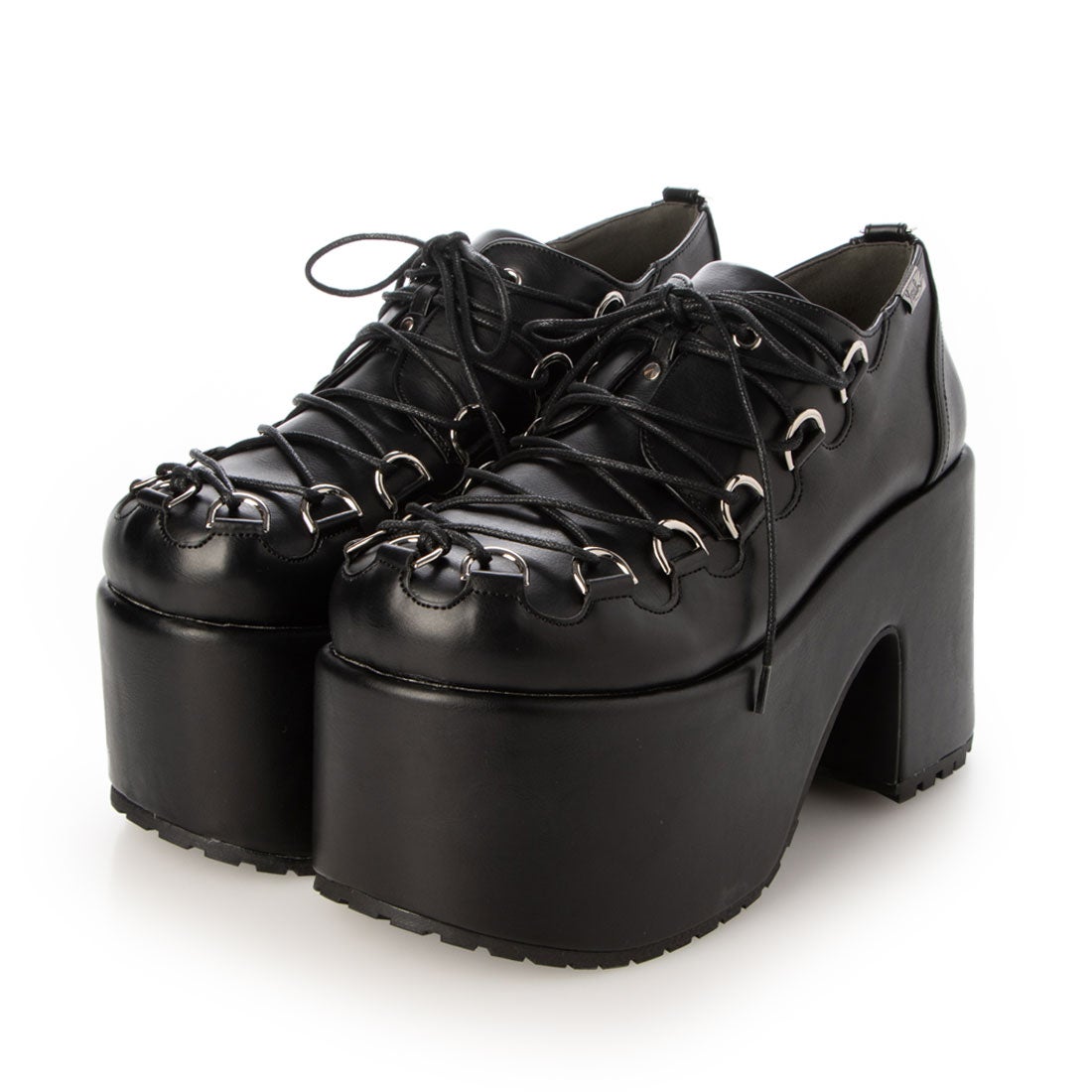 厚底レースアップシューズ （ブラック） -YOSUKE U・S・A