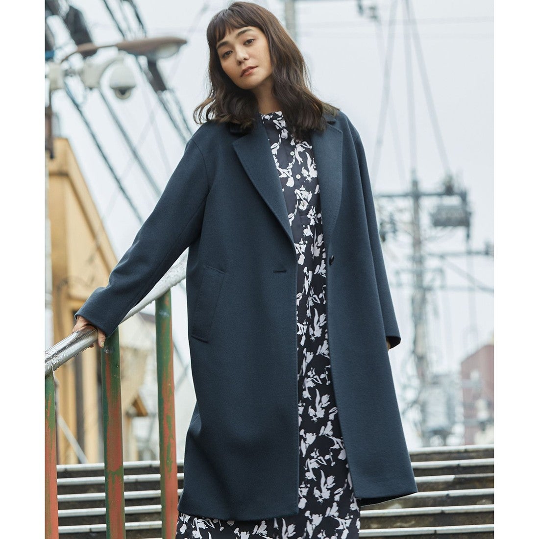 23区 【カタログ掲載】ウールカシミヤビーバー チェスターコート