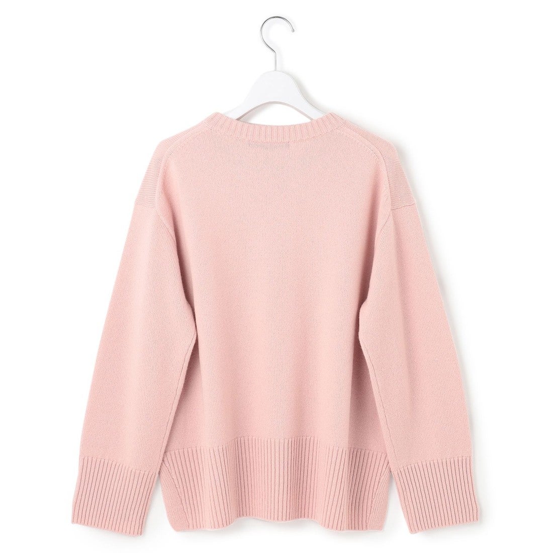 23区 【洗える】カシミヤブレンド クルーネック ニット （ピンク系
