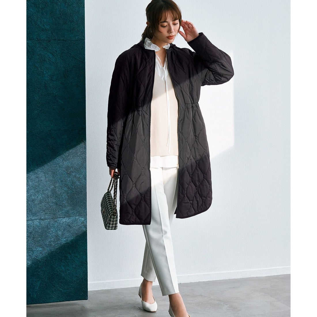 23区（大きいサイズ） 【一部先行予約/撥水加工】中綿 ロング