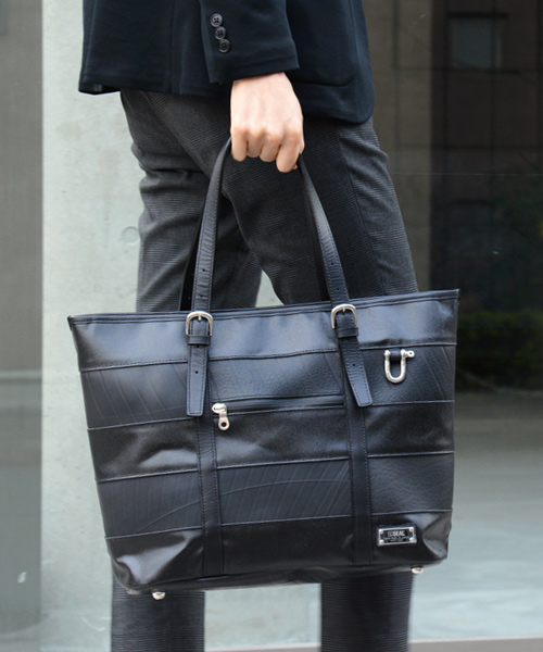 森野帆布コラボ／ボーダートートバッグ | 日本職人が作るメンズ トート