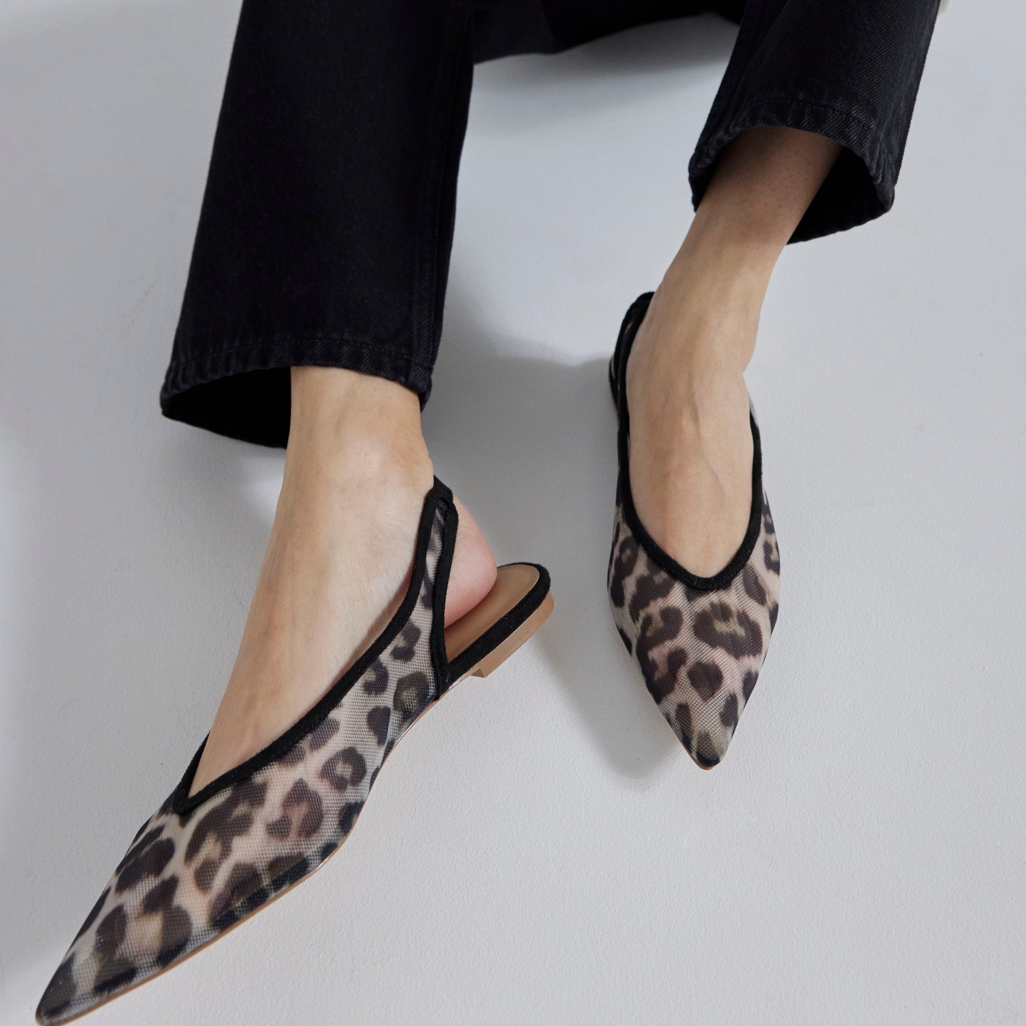 searoomlynn HEART TULLEストラップミュール