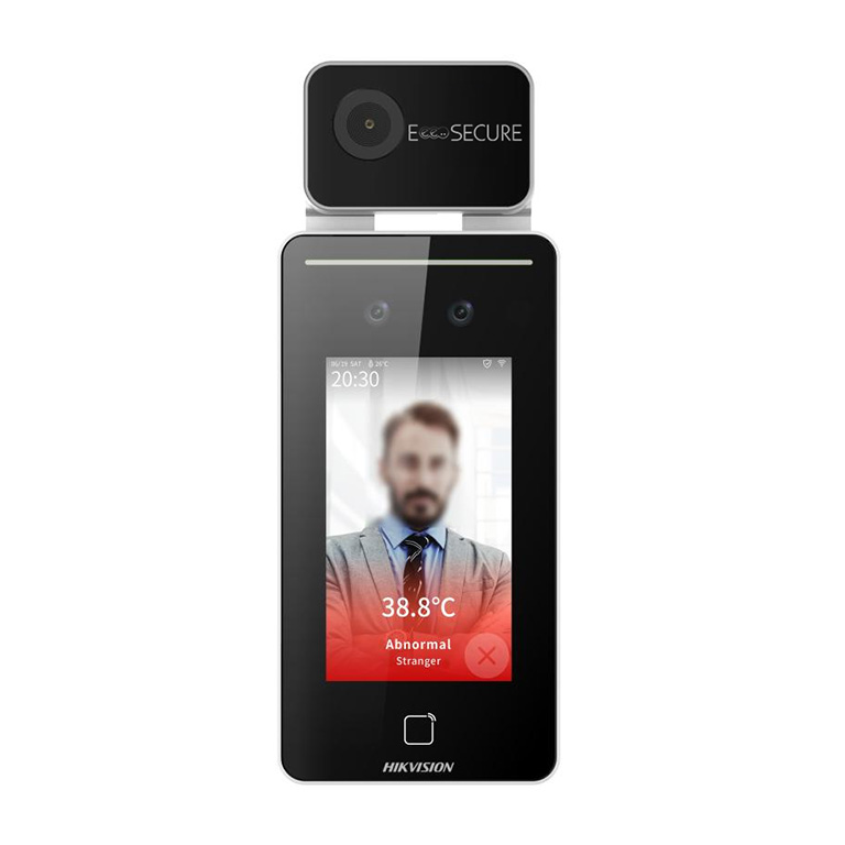 DS-K1T341BMWI-T 体表面温度計測機能付顔認証リーダー | Security