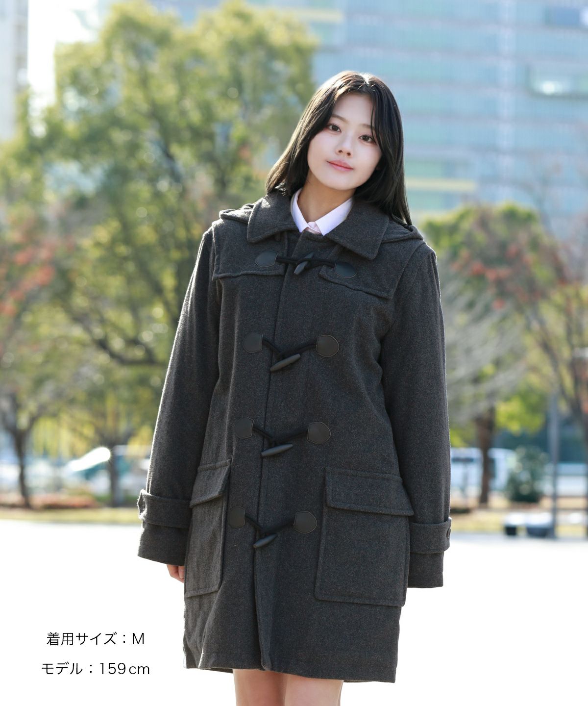 コートフェア対象】ダッフルコート(グレー) ARCPDC-1012-03 | 原宿発の