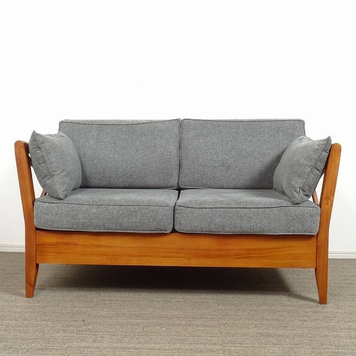 SCANTEAK スキャンティーク KORS コース 2人掛けソファ チーク無垢材