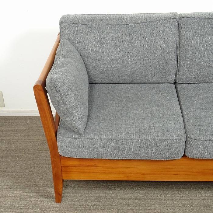 SCANTEAK スキャンティーク KORS コース 2人掛けソファ チーク無垢材