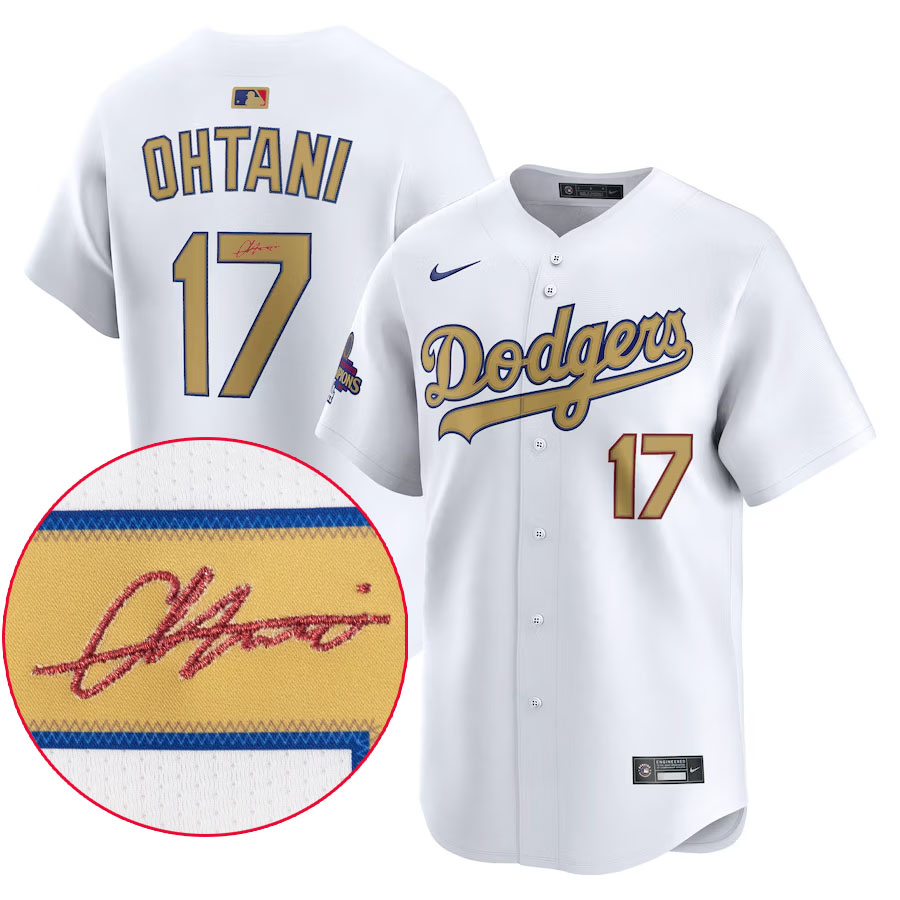 海外モデル】MLB 大谷翔平 ドジャース ユニフォーム ゴールド