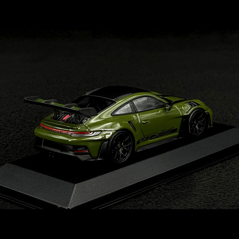 Porsche 911 GT3 RS Type 992 2024 Nato Olive Green 1/43 Minichamps