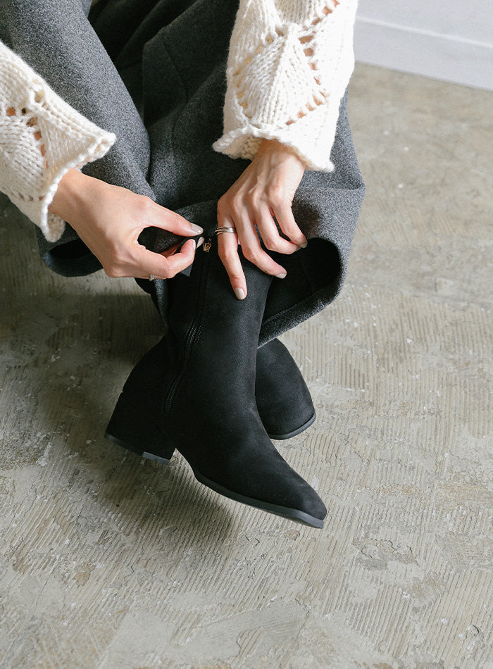 フェイクスエードショートブーツ – SELECT MOCA