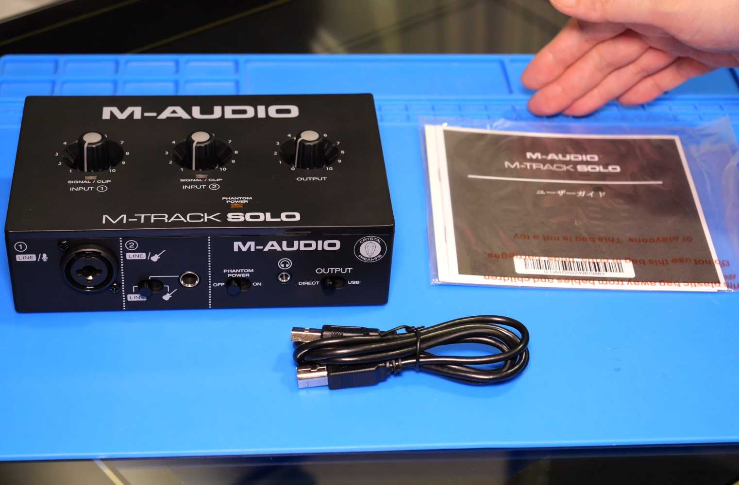 格安オーディオインターフェイス M-AUDIO M-TRACK SOLOを入手 | 自由