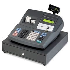 Sharp® XE-A407 Cash Register, 7000 LookUps, 99 Dept, 40
