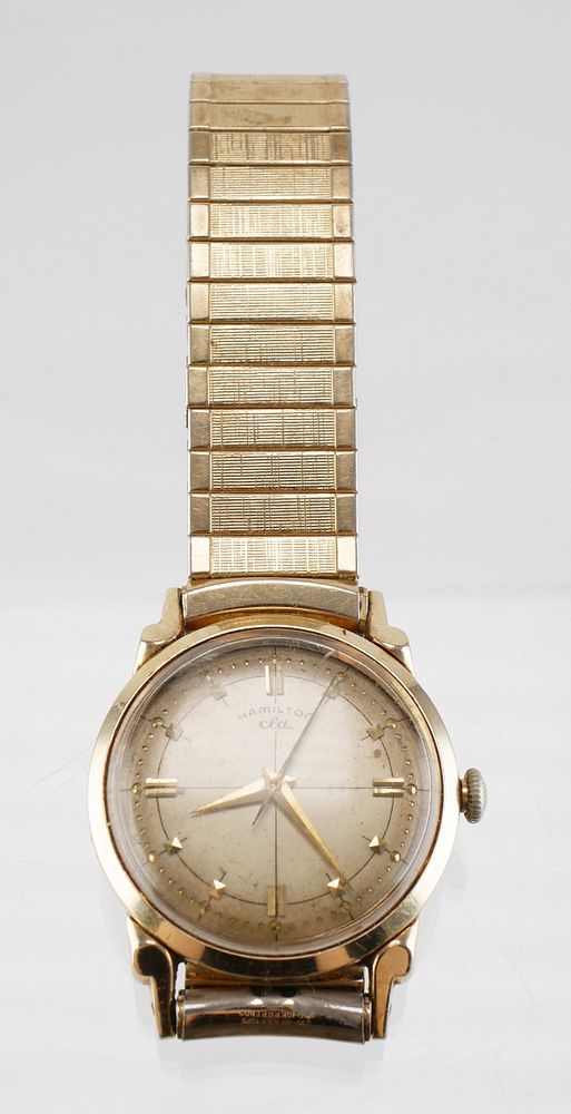 Hamilton CLD 14K Gold Watch sold at auction on 12th February