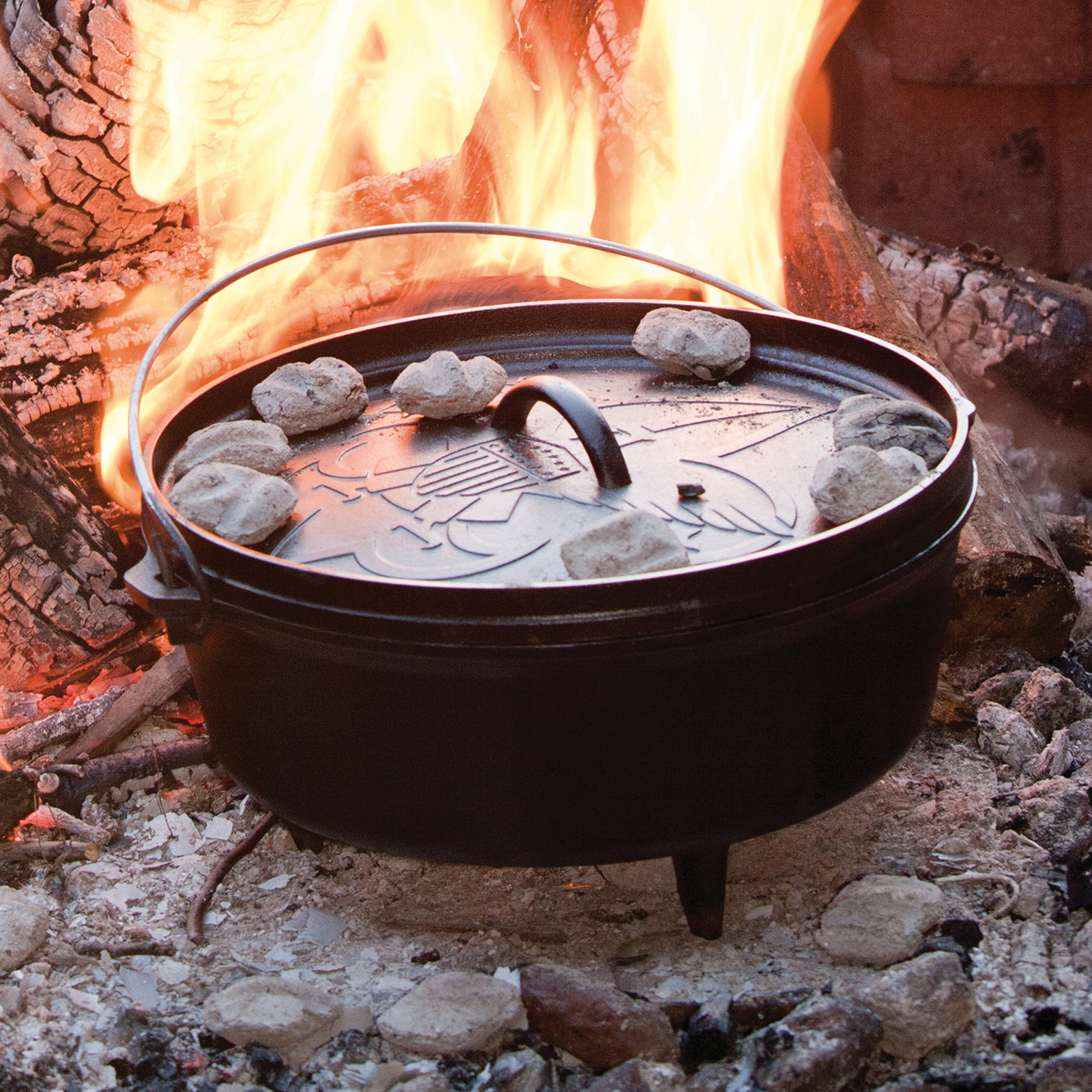 12 Inch / 6 Quart Camp Dutch Oven,（キャンプオーヴン 12インチ