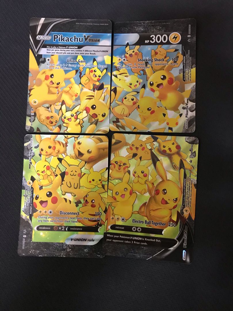 ポケモンカード ピカチュウV-UNION 4枚1組セット 英語 25周年プロモ 4