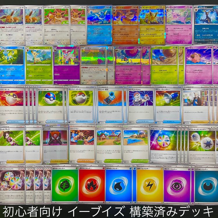 ポケカ】 No.476 ブイズ No.494 カイリュー 構築済みデッキ セット