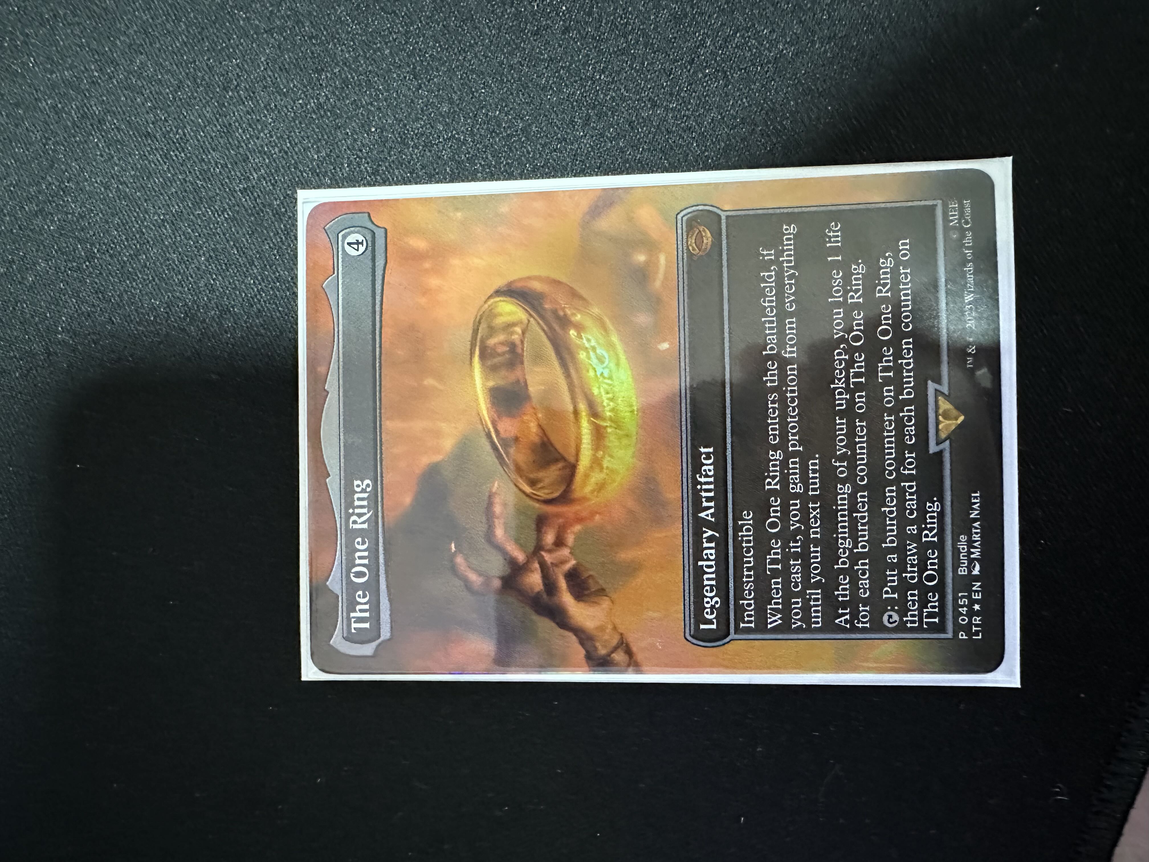 MTG】一つの指輪/The One Ring(英語) 451 Bundleプロモ FOIL【LTR-P