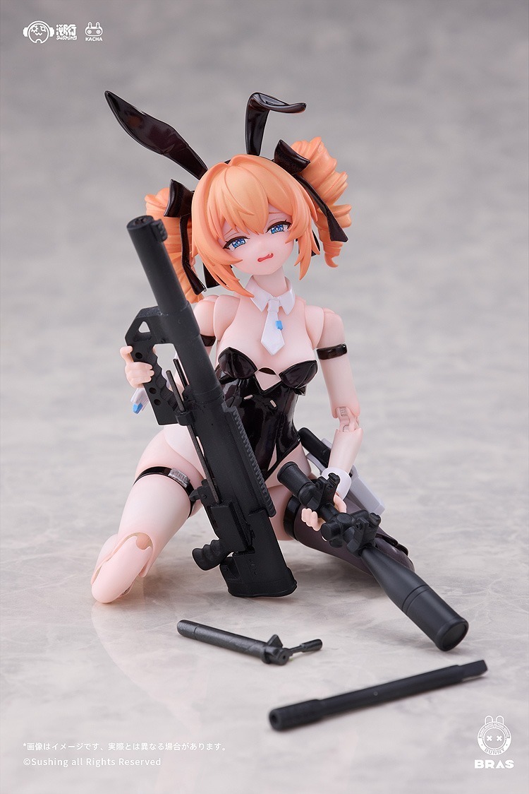 溯行Sushing BUNNY RAPID ACTION SQUAD Sniper・レオーニ 1/12 可動