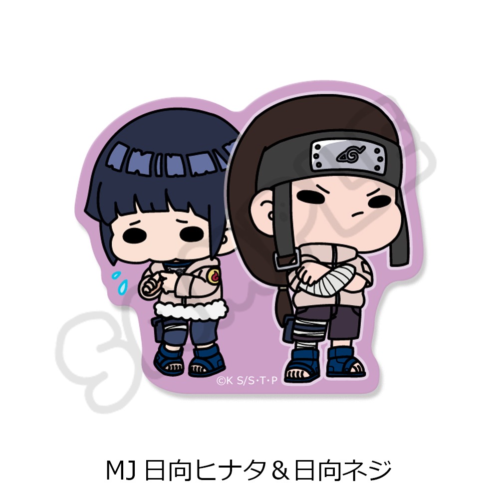 TVアニメ NARUTO-ナルト- クリアステッカー MJ 日向ヒナタ＆日向ネジ