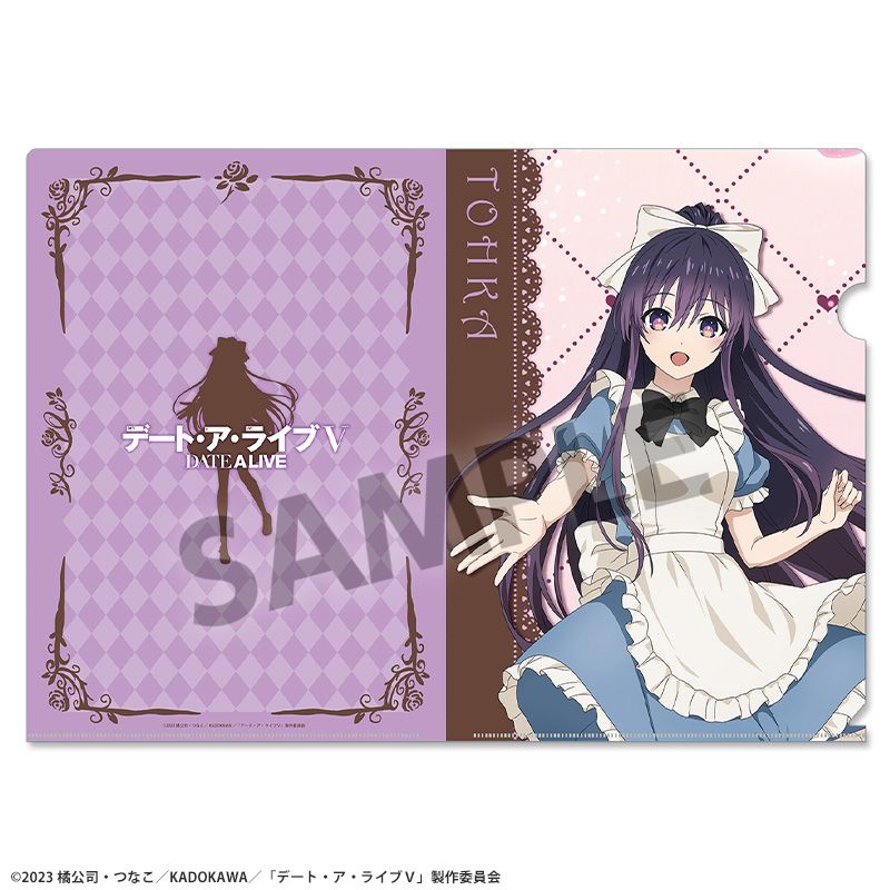 デート・ア・ライブV 描き下ろしクリアファイル 夜刀神十香 不思議の国