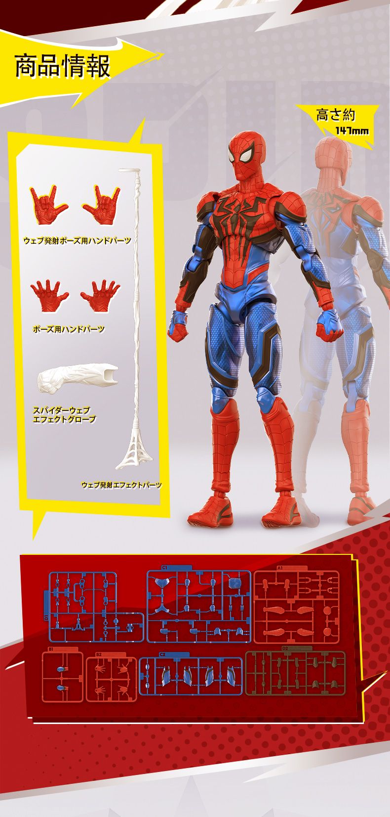 BLOKEES Marvel CC06 スパイダーマン｜ホビーの総合通販サイト ホビー