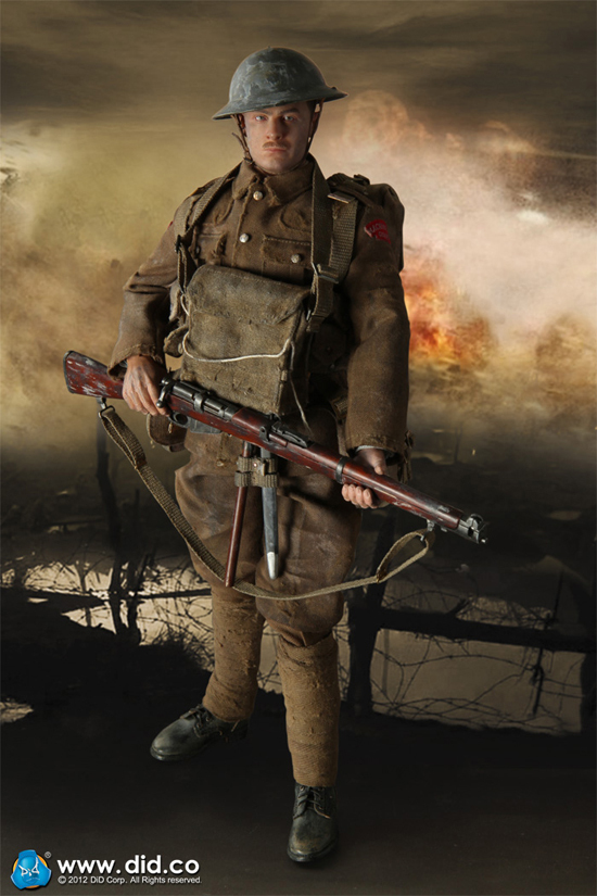 DIDコーポレーション 1/6 第一次世界大戦1914-1918年 イギリス軍歩兵隊