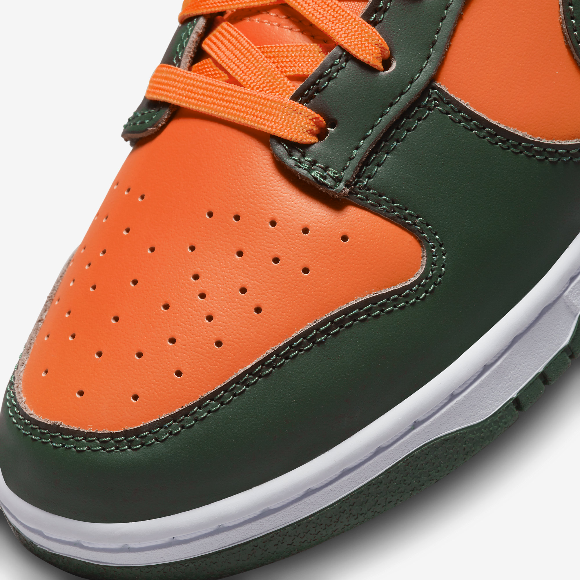 Nike Dunk Low Gorge Green/White/Total Orange/Gorge Green DD1391