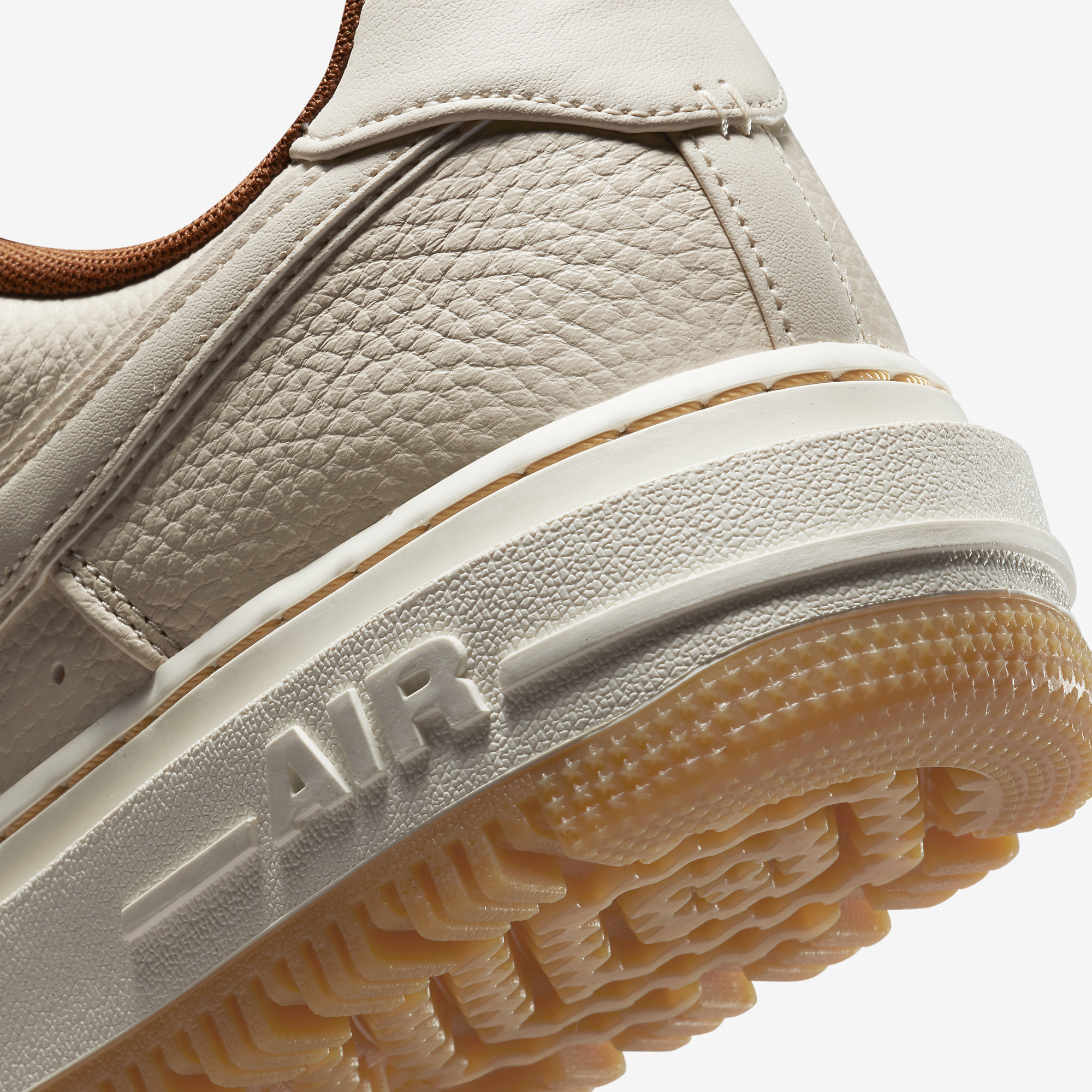 Nike Air Force 1 Low Luxe Pearl White/Pale Ivory - Pecan - Gum