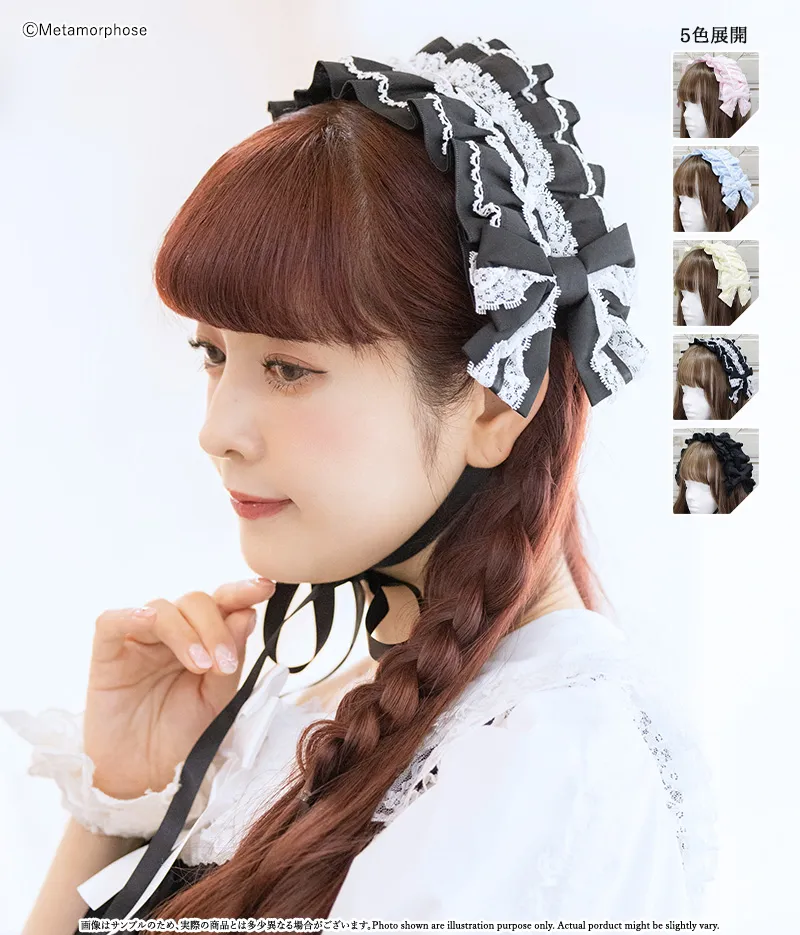 両山レースヘッドドレス | metamorphose temps de fille - gothic