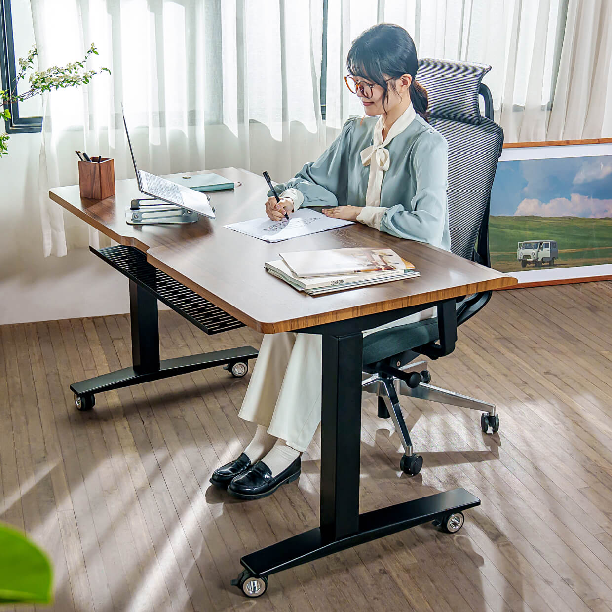 ネジ式キャスター・W3 | FlexiSpot 公式ストア