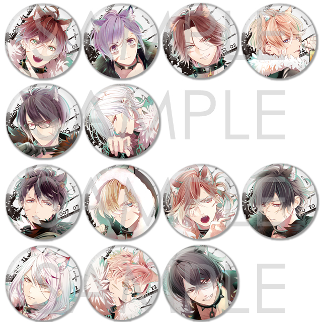DIABOLIK LOVERS VAMPIRE DOGS ビッグ缶バッジ | 乙女向け通販サイト