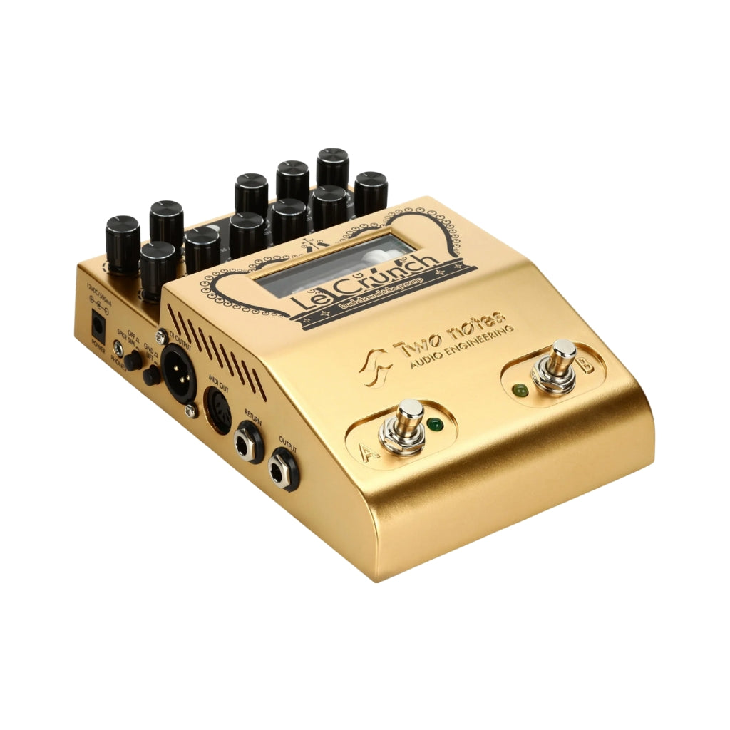 Two Notes Le Crunch 2-channel British Tones Tube Preamp Pedal