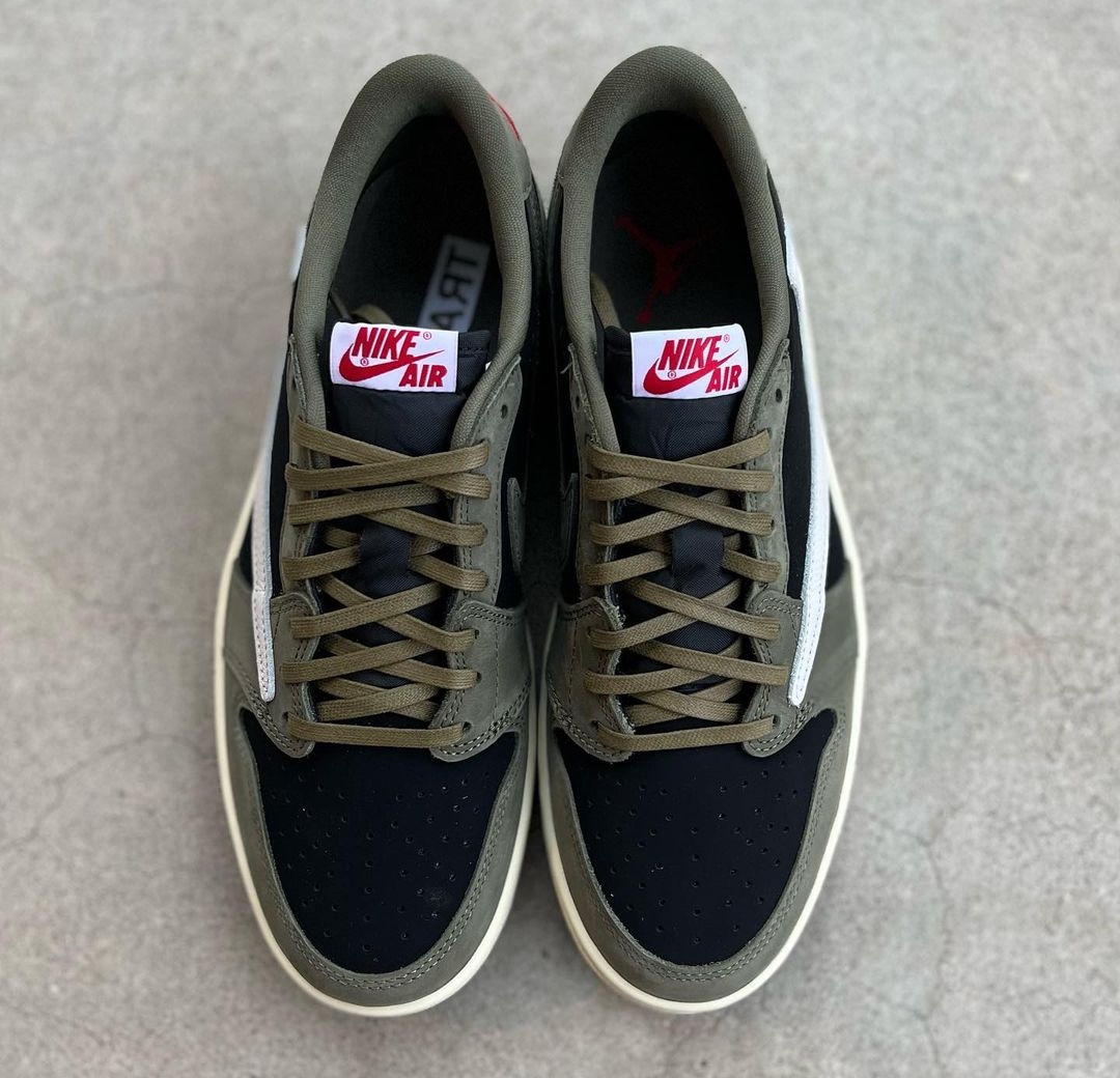 2024年9月12日発売Travis Scott x Air Jordan 1 Low OG “Black Olive