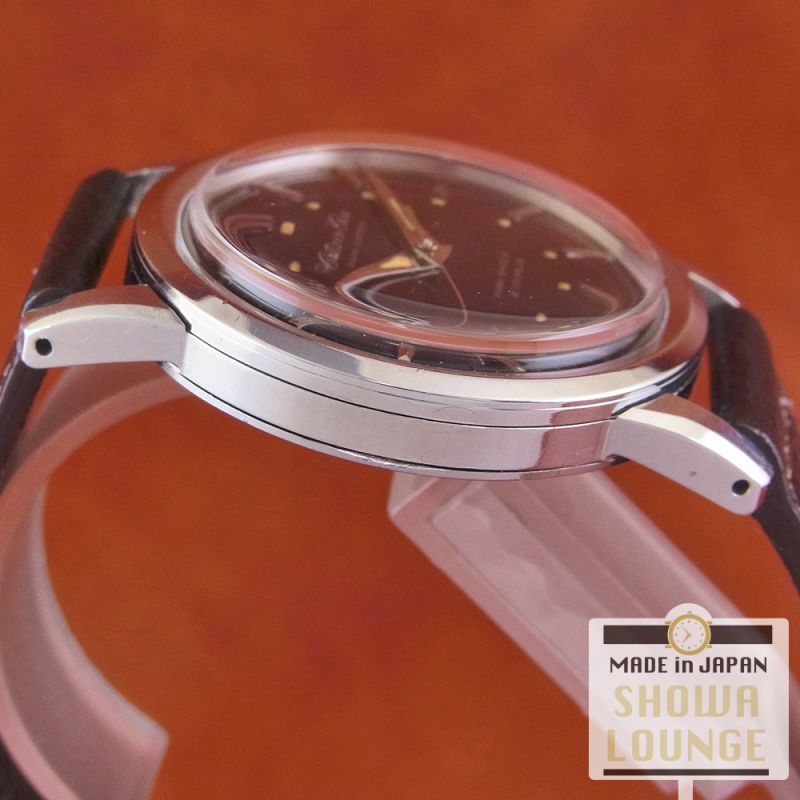 シチズン エース パラウォーター 後期型 夜光ハンド 黒文字盤 手巻き