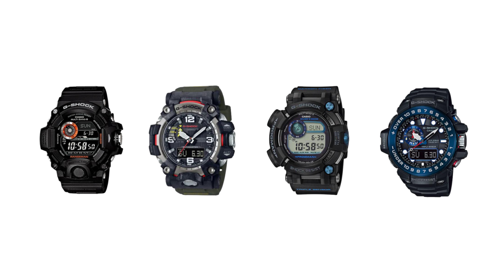 プロフェッショナル】G-SHOCK『MASTER OF G』とは徹底解説！人気モデル